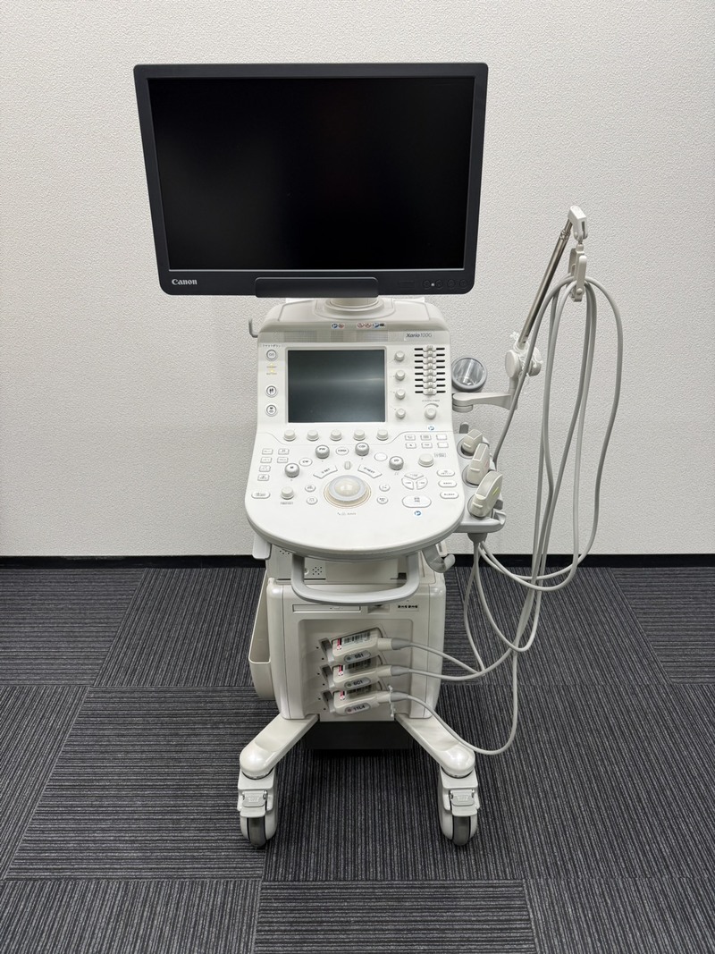 超音波診断装置（プローブ3本付き）｜キヤノン｜Xario100G  CUS-X100Gの１枚目写真